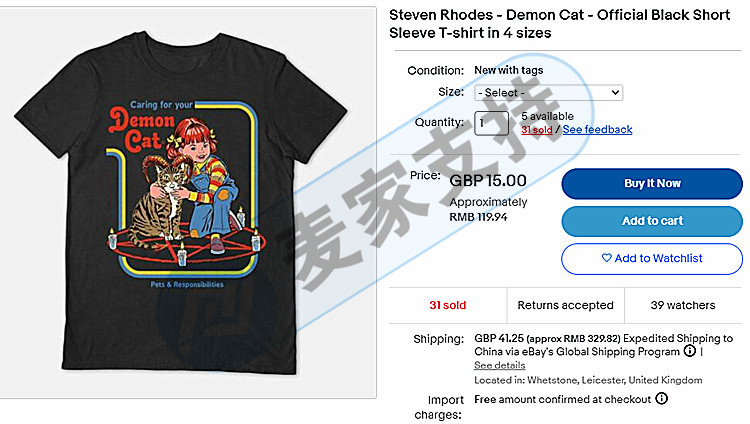 謹(jǐn)慎用圖！Keith代理Steven Rhodes Works發(fā)起維權(quán)！相關(guān)插畫圖案最易侵權(quán)，8.12已缺席判決！