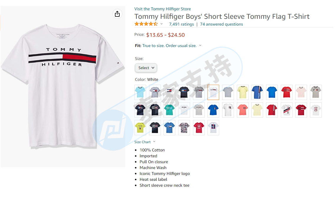 GBC律師代理湯美費格 Tommy Hilfiger品牌維權，已PIO初步禁令，未中招的賣家盡快下架！