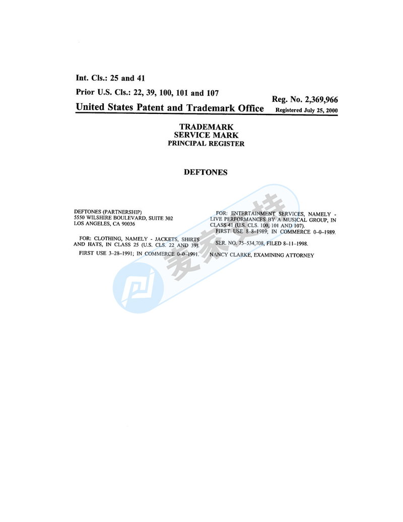 注意文字侵權！DEFTONES亞聲調樂隊起訴跨境電商賣家
