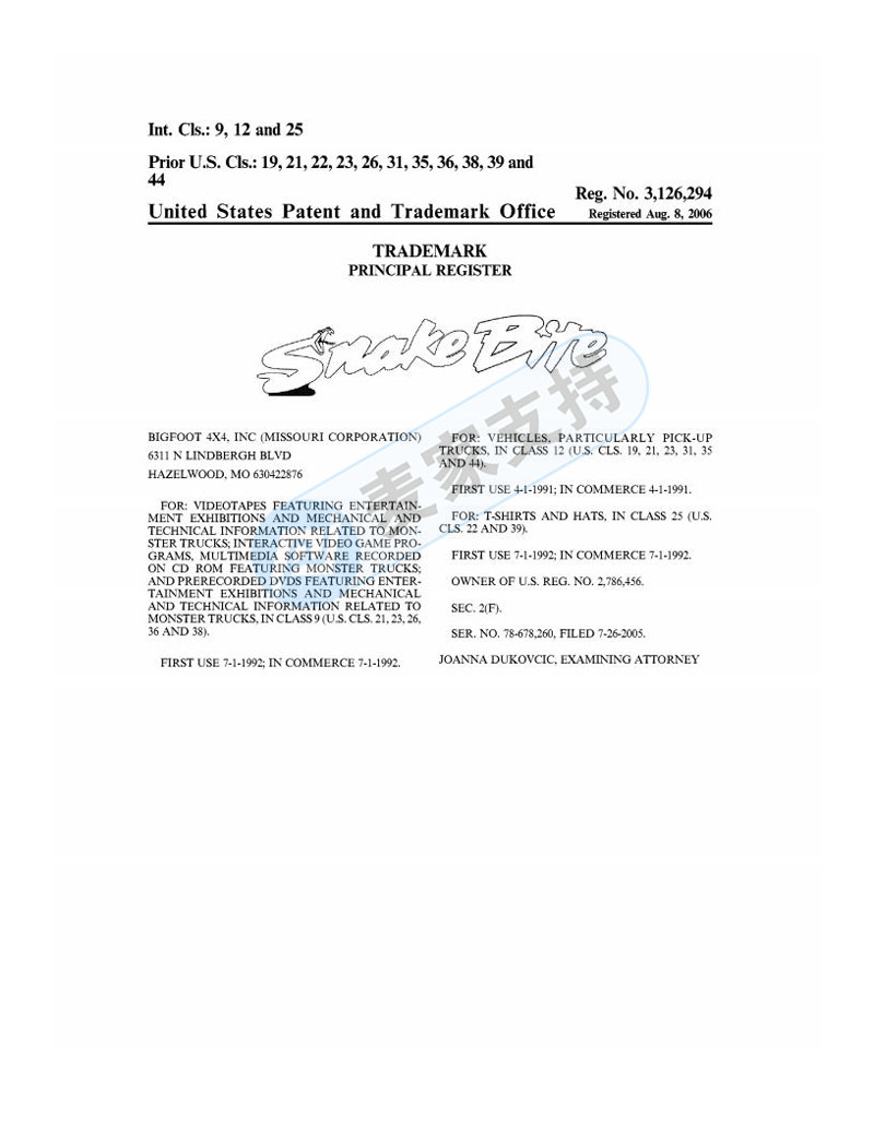 聽(tīng)勸！HSP律所代理Bigfoot大腳怪卡車(chē)商標(biāo)維權(quán)從未暫停，跨境電商真不能賣(mài)