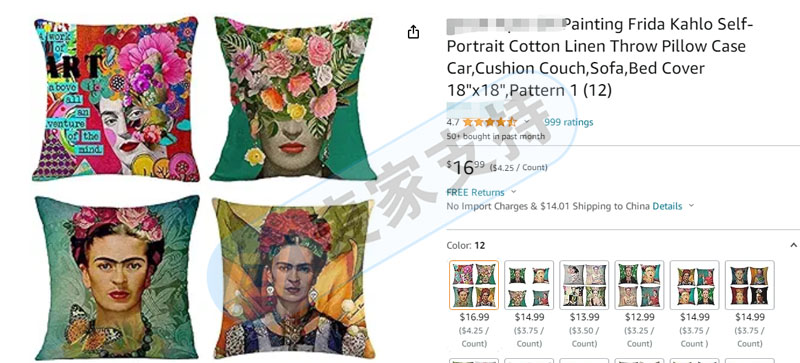 已立案！商標覆蓋16個大類！Frida Kahlo引領的時尚潮流經久不衰，侵權風險值直接拉滿