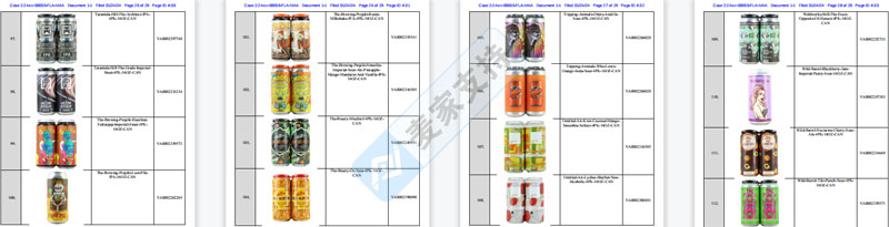 花花綠綠色彩艷麗的果酒飲料暗藏TRO風險！CraftShack114個版權，已發起跨境維權！