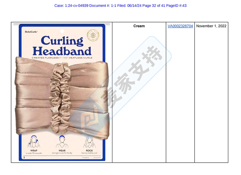 4-cv-04939，MGB律所代理Robecurls無熱卷發(fā)器強(qiáng)勢(shì)維權(quán)"