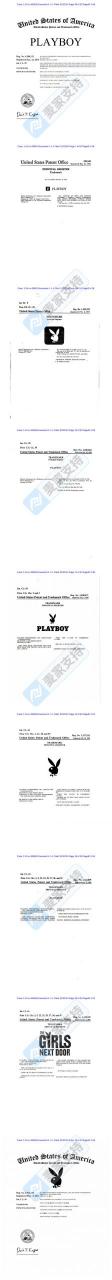 4-cv-06770，Playboy?花花公子商標時隔半年再次發起TRO