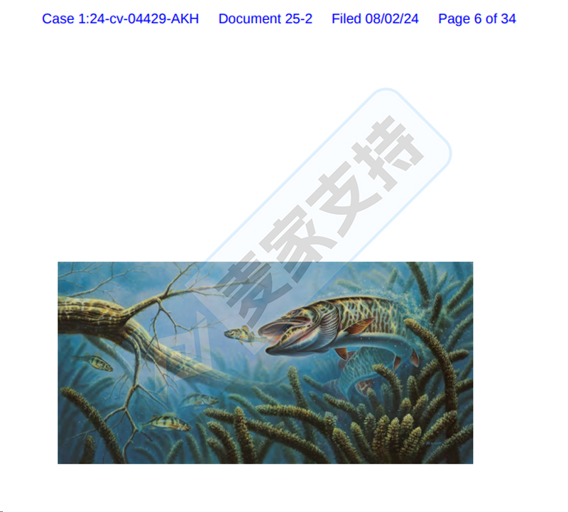 4-cv-04429，這17張魚版權(quán)再次維權(quán)，54家涉案店鋪已TRO被凍結(jié)！"