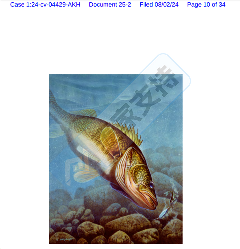 4-cv-04429，這17張魚版權(quán)再次維權(quán)，54家涉案店鋪已TRO被凍結(jié)！"