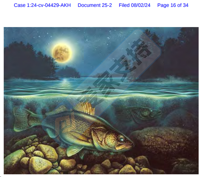 4-cv-04429，這17張魚版權(quán)再次維權(quán)，54家涉案店鋪已TRO被凍結(jié)！"